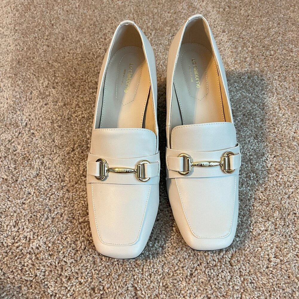 LizClaiborne Cream Color Heels